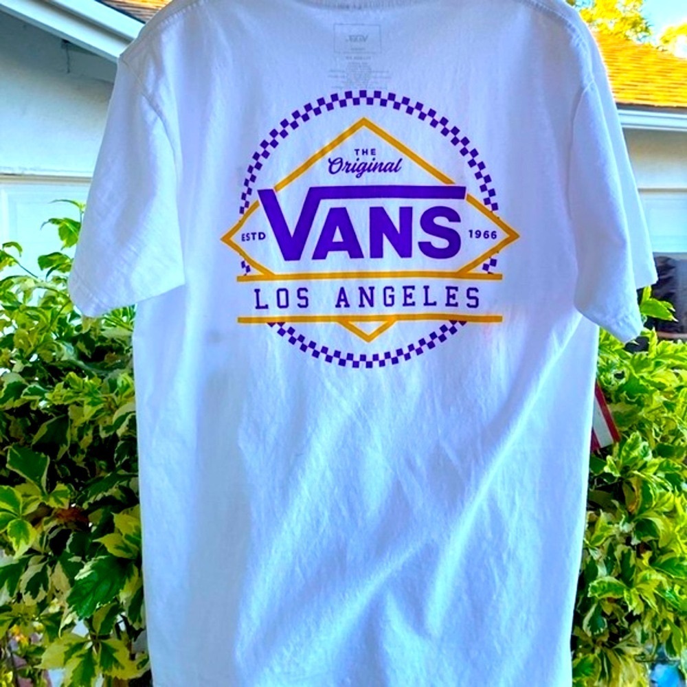 VANS LOS ANGELES MEN’S CLASSIC FIT Graphic Tee Shirt Size M GUC